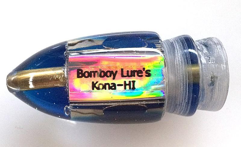 Bomboy Lures-Restock! Bomboy Lures &quot;the BABY Bomb catches everything!&quot; Blue 9” Bullet 4.5 oz - New-New Lures
