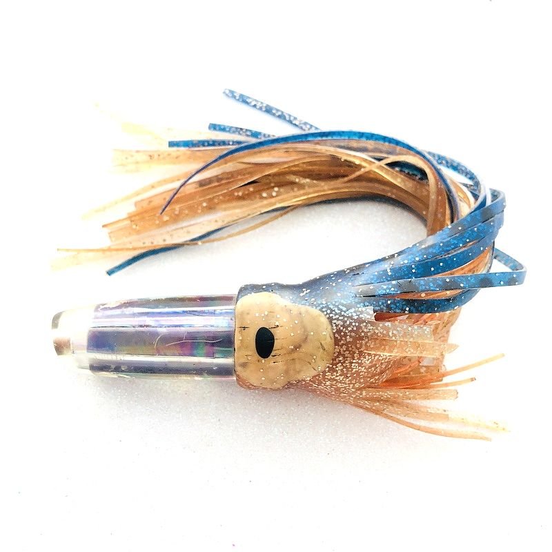 Leprechaun Lures-Make the Fish Curious! Leprechaun Lures 9&quot; Chopped Bullet? Bill Rash Skirted - Used-Used Lures