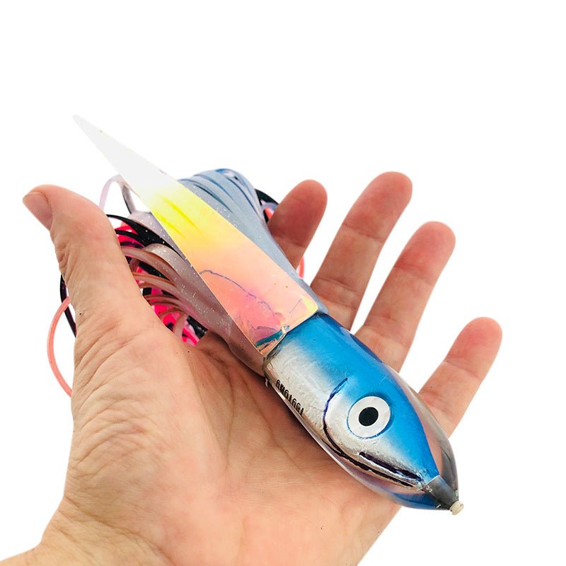 Tsutomu Lures-Tsutomu Lures Blue Fish Head 9 Inch Bullet - Like New-Used Lures