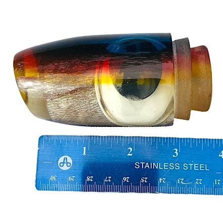 Marlin Magic Lures Big Dog  14"  Plunger Lai Skin Vintage Offshore Trolling Lure Used