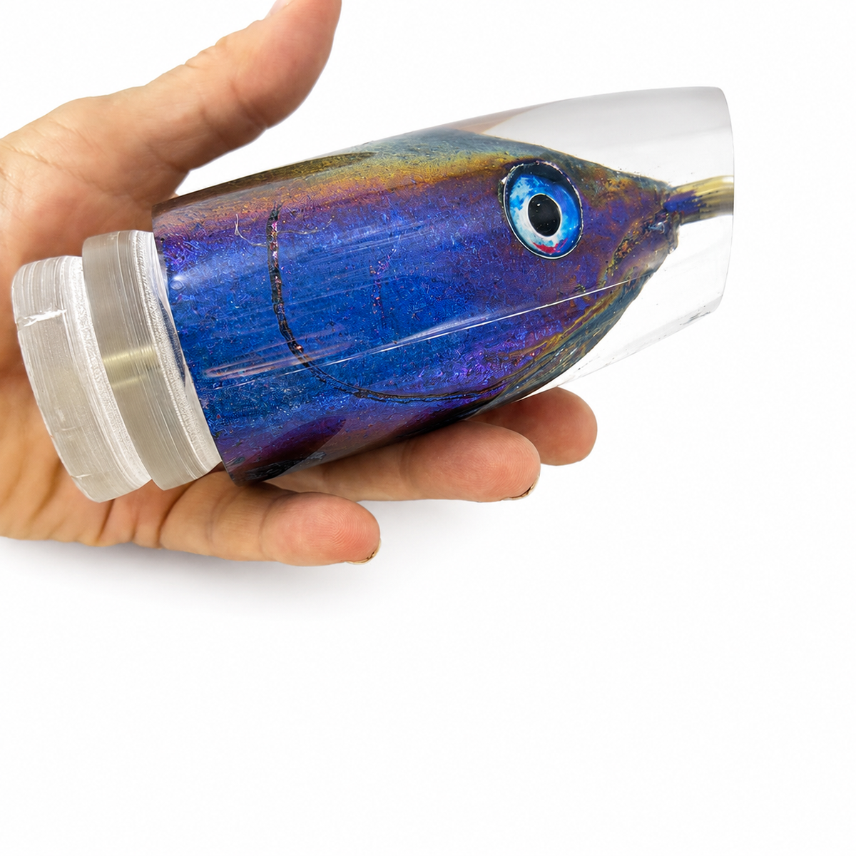 Alii Kai Lures XL Kona Plunger 16” Fish Head 13oz Skirted |Pre-owned