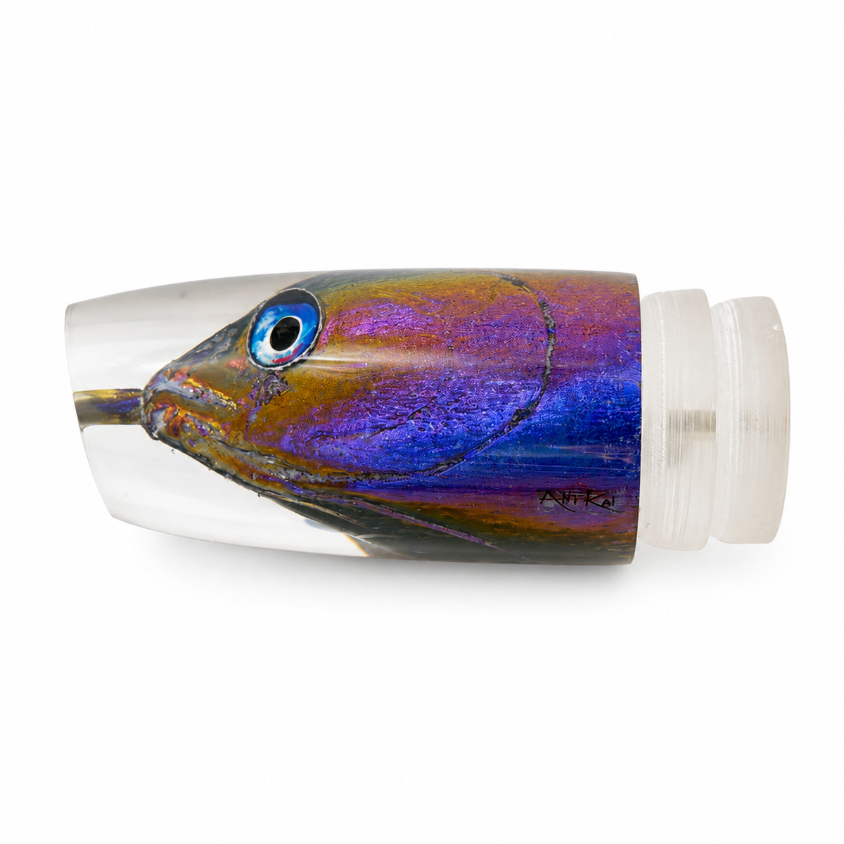 Alii Kai Lures XL Kona Plunger 16” Fish Head 13oz Skirted |Pre-owned