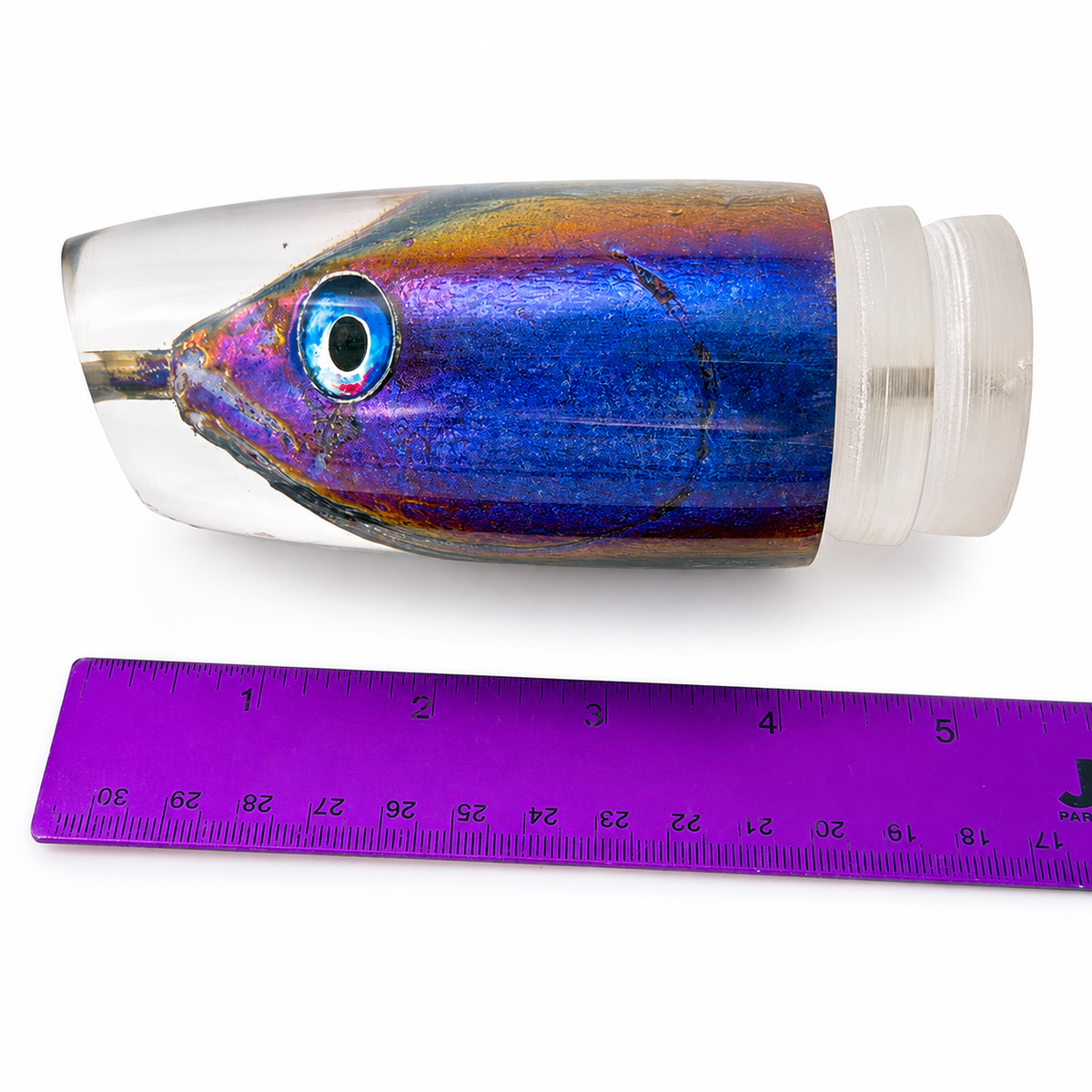Alii Kai Lures XL Kona Plunger 16” Fish Head 13oz Skirted |Pre-owned