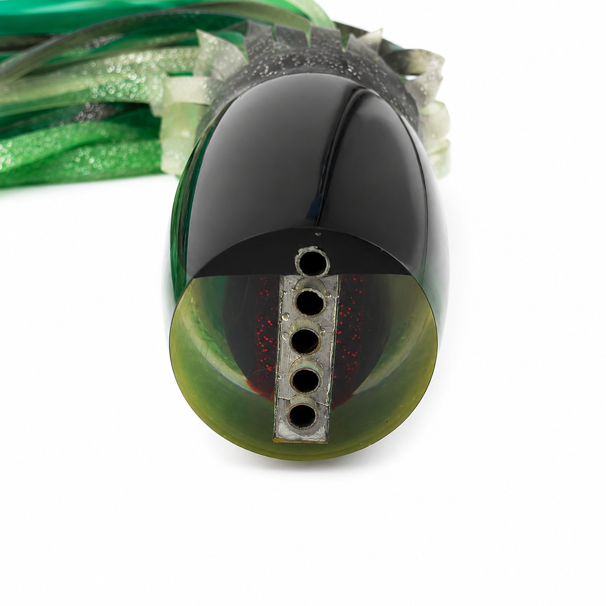 Alii Kai Lures Plunger 5-Jet Green 14” Heavy 11.5 oz  | As Is