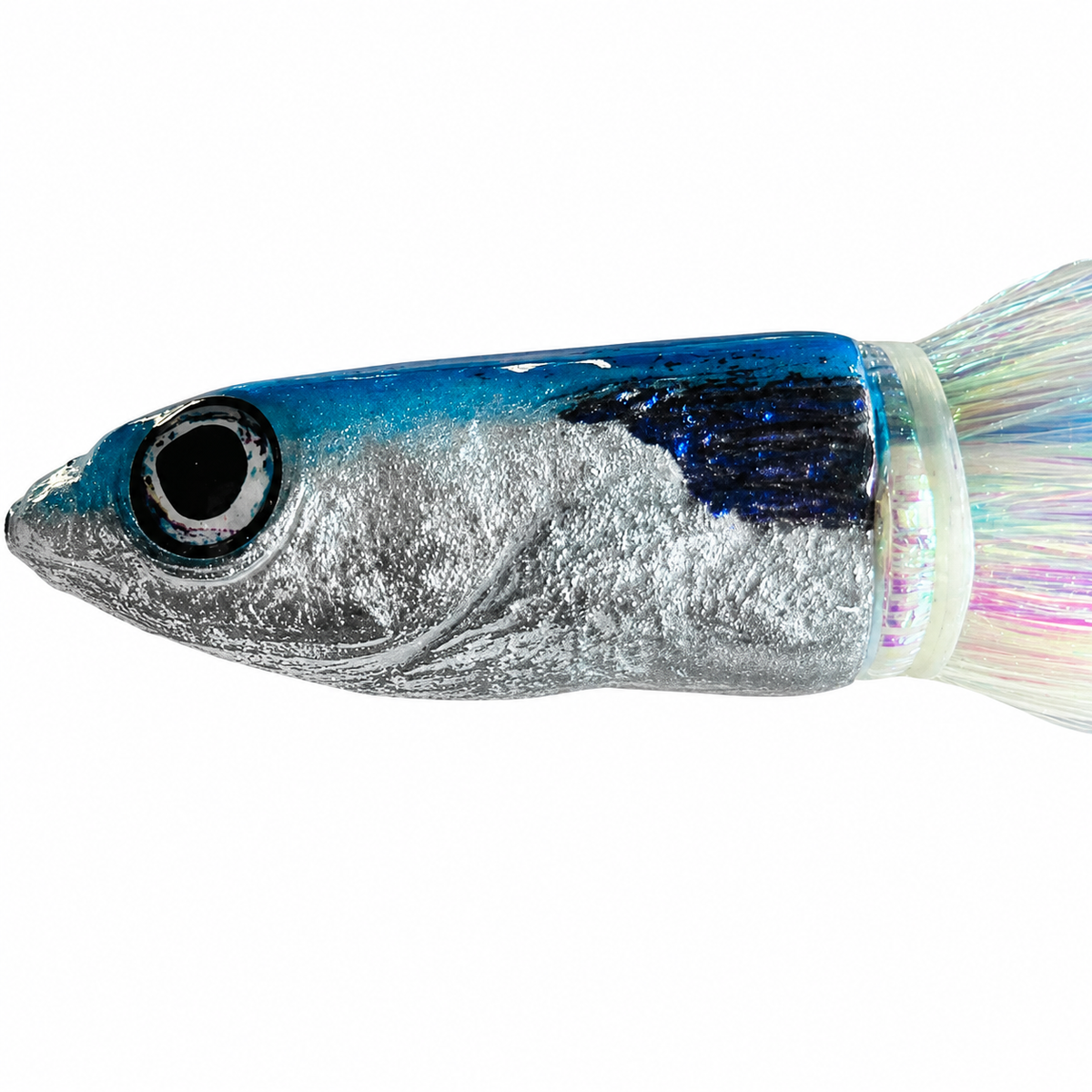 Alii Kai Lures Malolo 12” Fish Head Skirted Flashabou 7.5 oz New