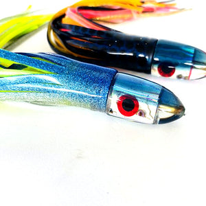 Bomboy Lures Baby Bomb  9" Bullet - Blue - Skirted - New