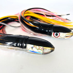 Bomboy Lures Baby Bomb  9" Bullet - Black - Skirted - New