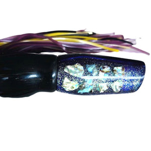 Bomboy Lures Rare Vintage 14" Purple Locknutt Plunger 1lb+!  Skirted - Like New