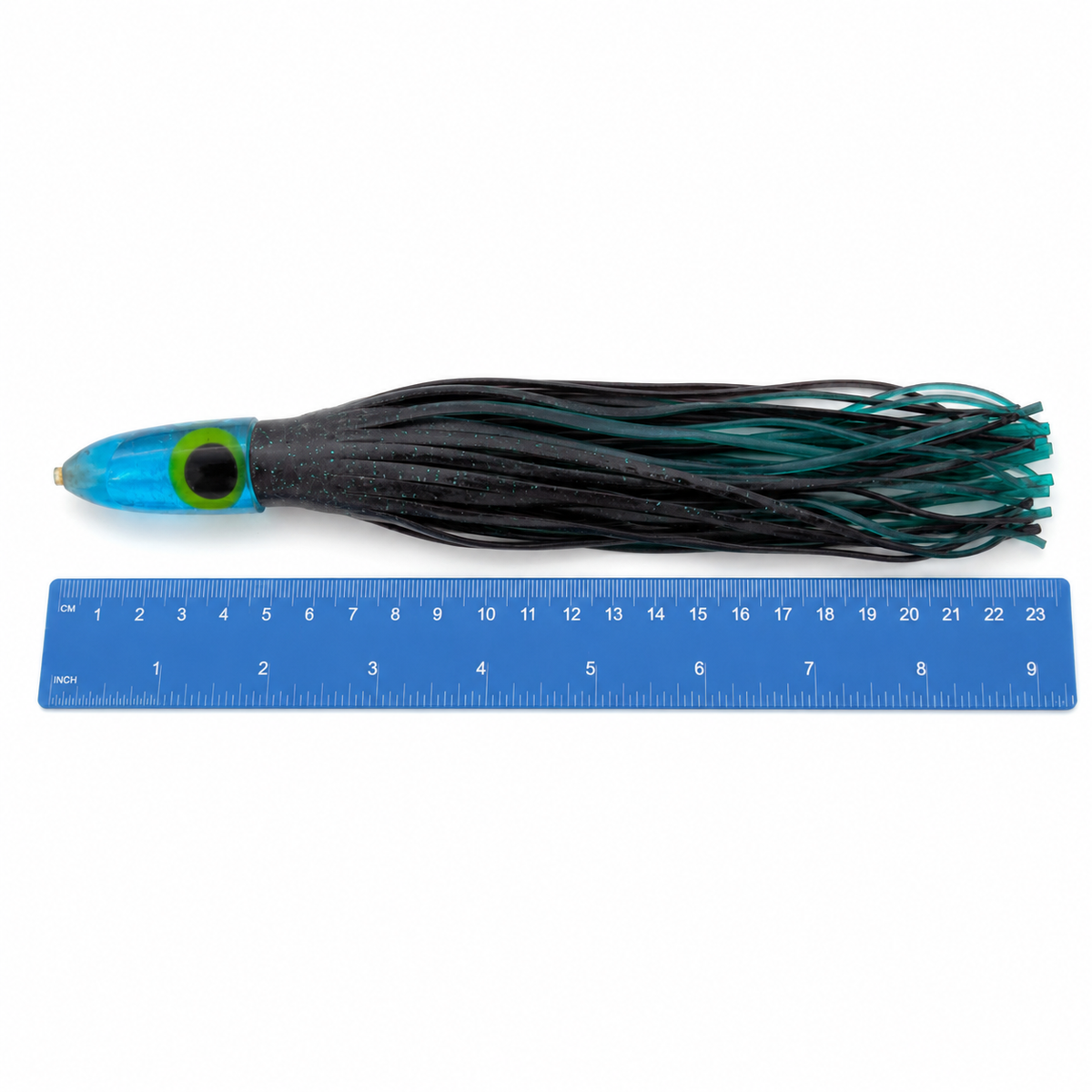 Dennis Braid Lures 8” Blue Bullet Skirted