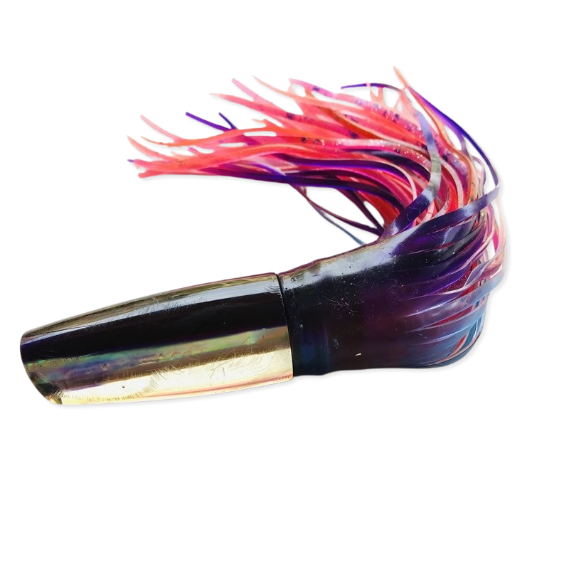 Hula Girl Lures Vintage Purple Straight Runner Bill Rash  Skirted - Used