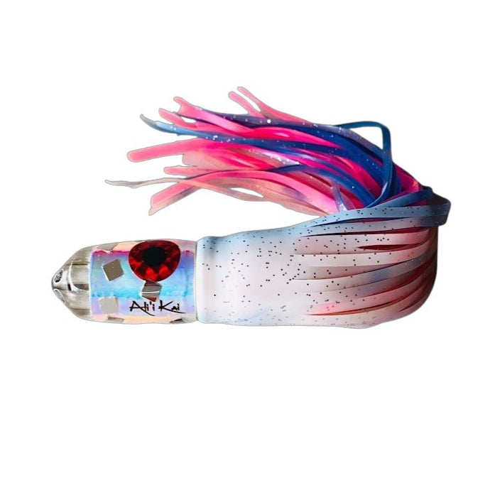 Ali&#39;i Kai Lures  - Killer Tuna Lure - 6 Shooter Bullet 7&quot; - Mirror / Rainbow Insert  Skirted - New