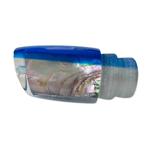 Marlin Magic Lures  Heavy XL Ruckus Blue over Shell Slabs 14" Special Edition  - New Old Stock