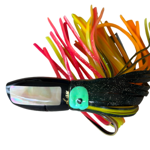 John Lau Lures Spitz 9” Plunger Black Beauty 8 oz Skirted | Pre-owned