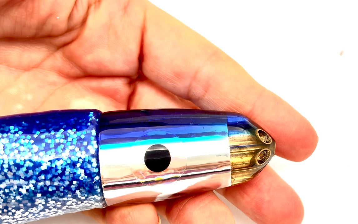 🔥 Ali'i Kai Lures  - Ahi Tuna Lure 6 Jet  9" Blue Bullet Skirted New