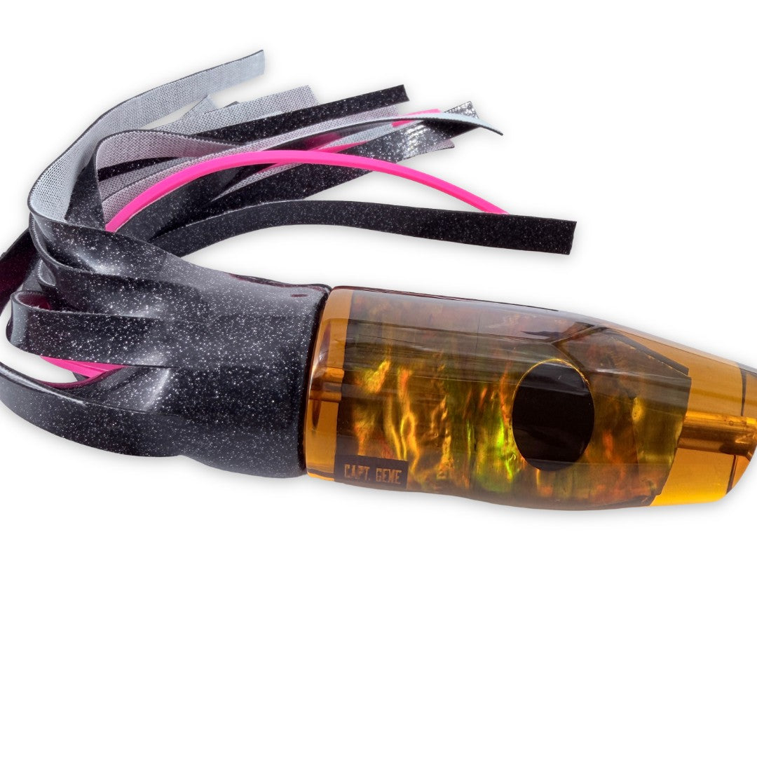 Vanderhoek Lures Plunger 12” Amber Tint 5.5 oz Vinyl Skirted New