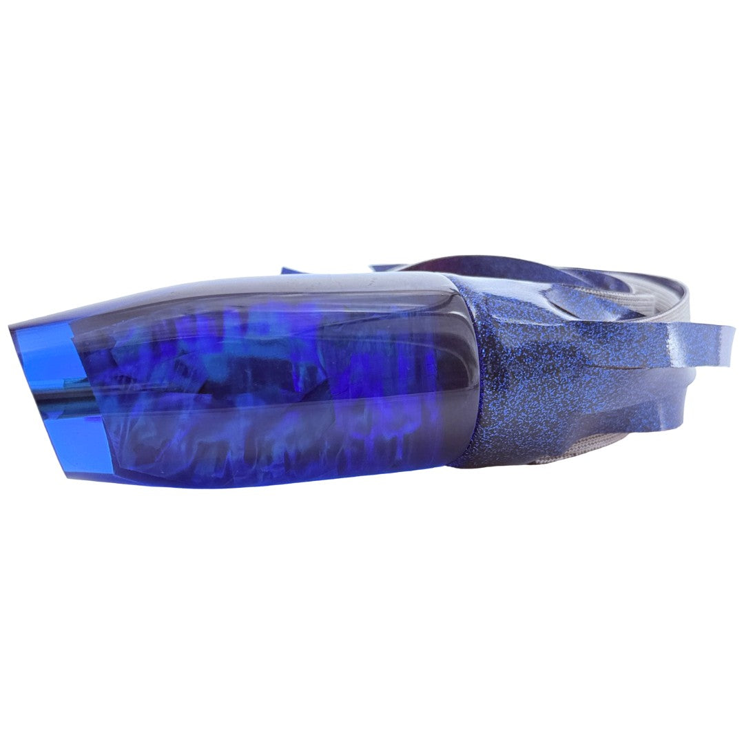 Vanderhoek Lures Plunger 12” Blue Tint 5.5 oz Vinyl Skirted New