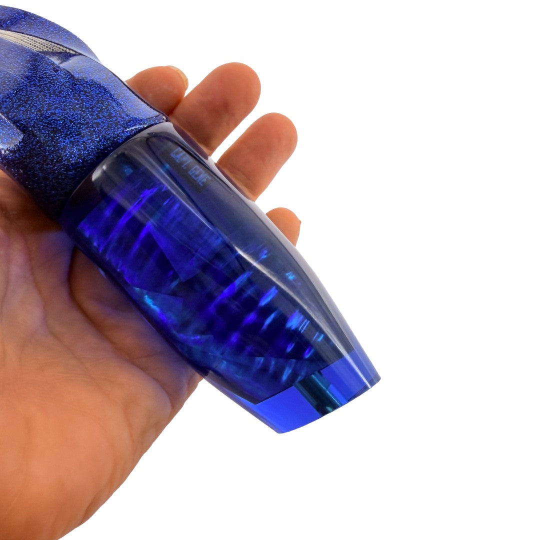 Vanderhoek Lures Plunger 12” Blue Tint 5.5 oz Vinyl Skirted New