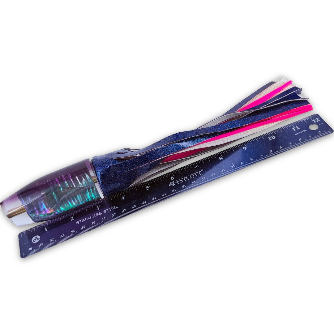 Vanderhoek Lures Plunger 12” Purple 5.5 oz Vinyl Skirted New