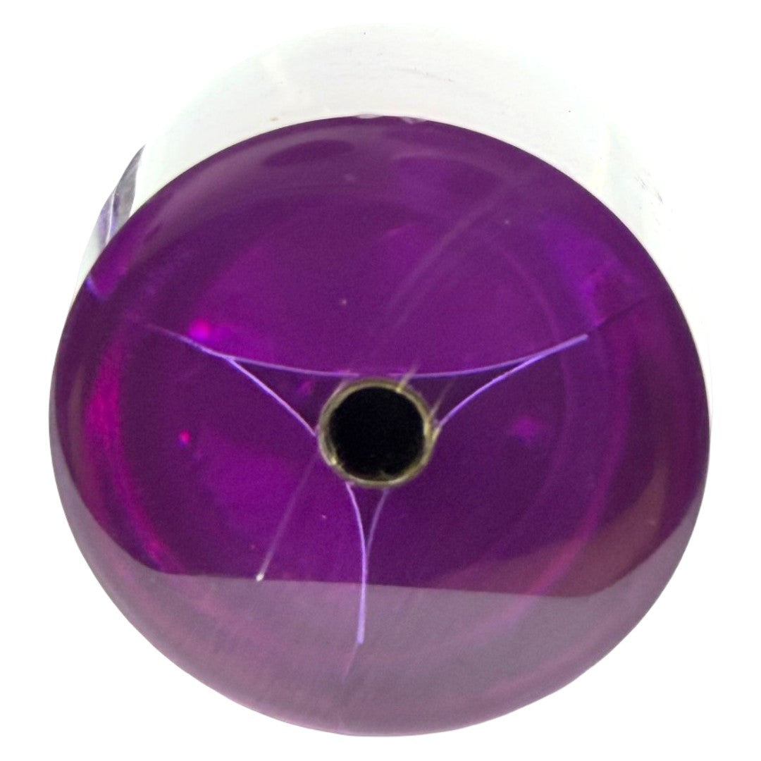 Gene Vanderhoek Plunger - Fuchsia Tint - Chrome Tri-Paper  Insert - New Design  - Vinyl Skirt