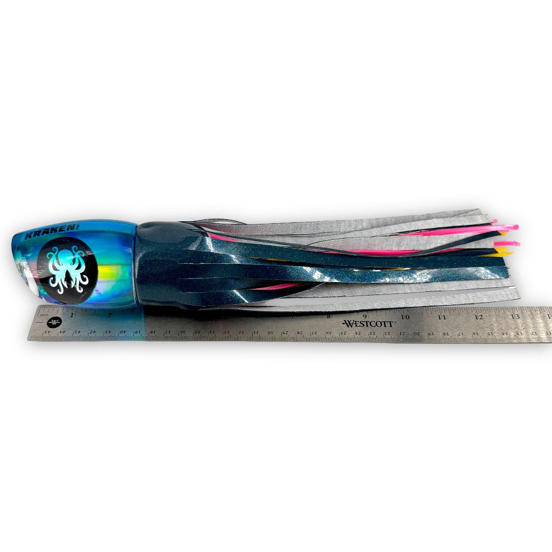 Kraken Lures 16” Akule Blue Kraken Captain's Favorite Vinyl Skirted New