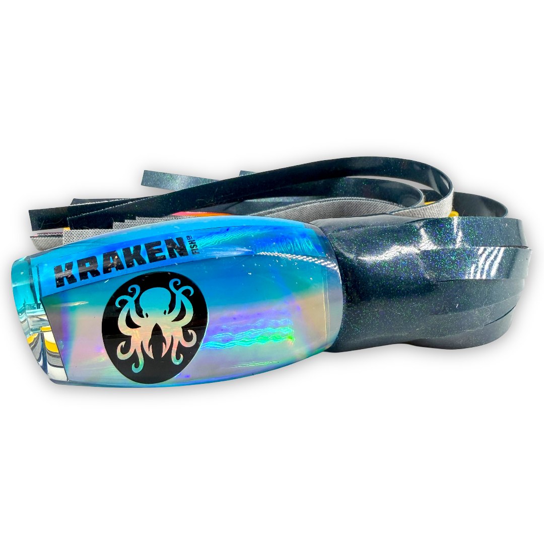 Kraken Lures 12” Menace Akule BlueCut Face Vinyl Skirted | New