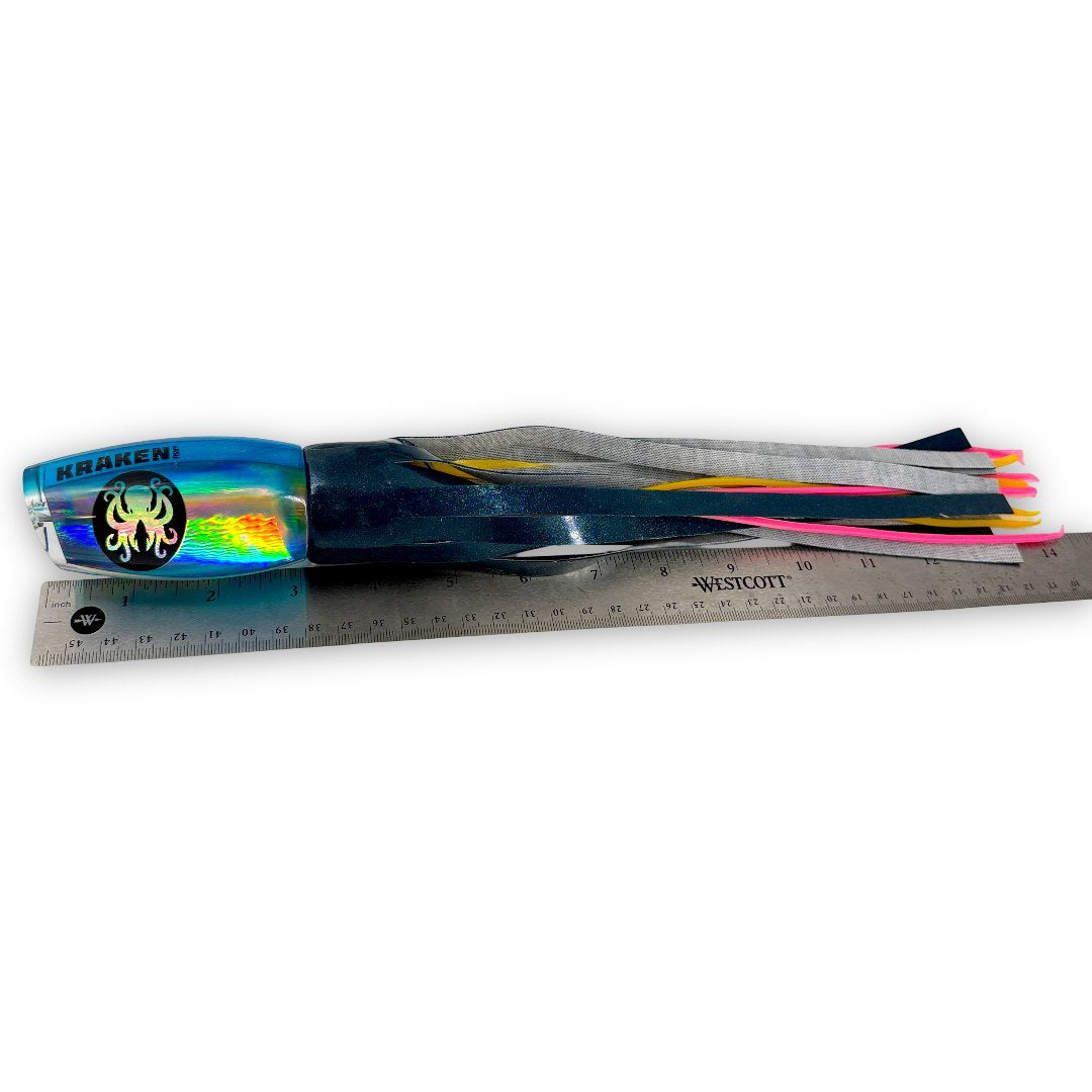 Kraken Lures 12” Menace Akule BlueCut Face Vinyl Skirted | New