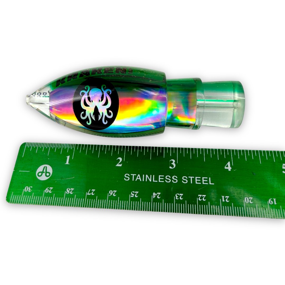Kraken Fish Co Lures 9" Automatic Green Bullet - New