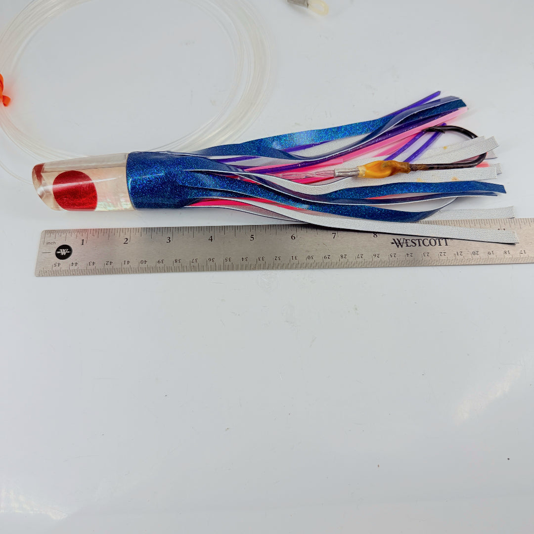 Koya Lures 614 Custom Early Model 10”  White  Proven Rigged Vinyl Skirted | Pre-owned