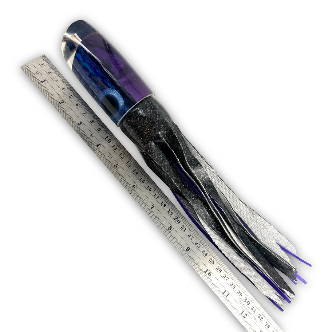 Alii Kai Lures 14” Plunger Blue & Purple Paua 8 oz – Pre-owned