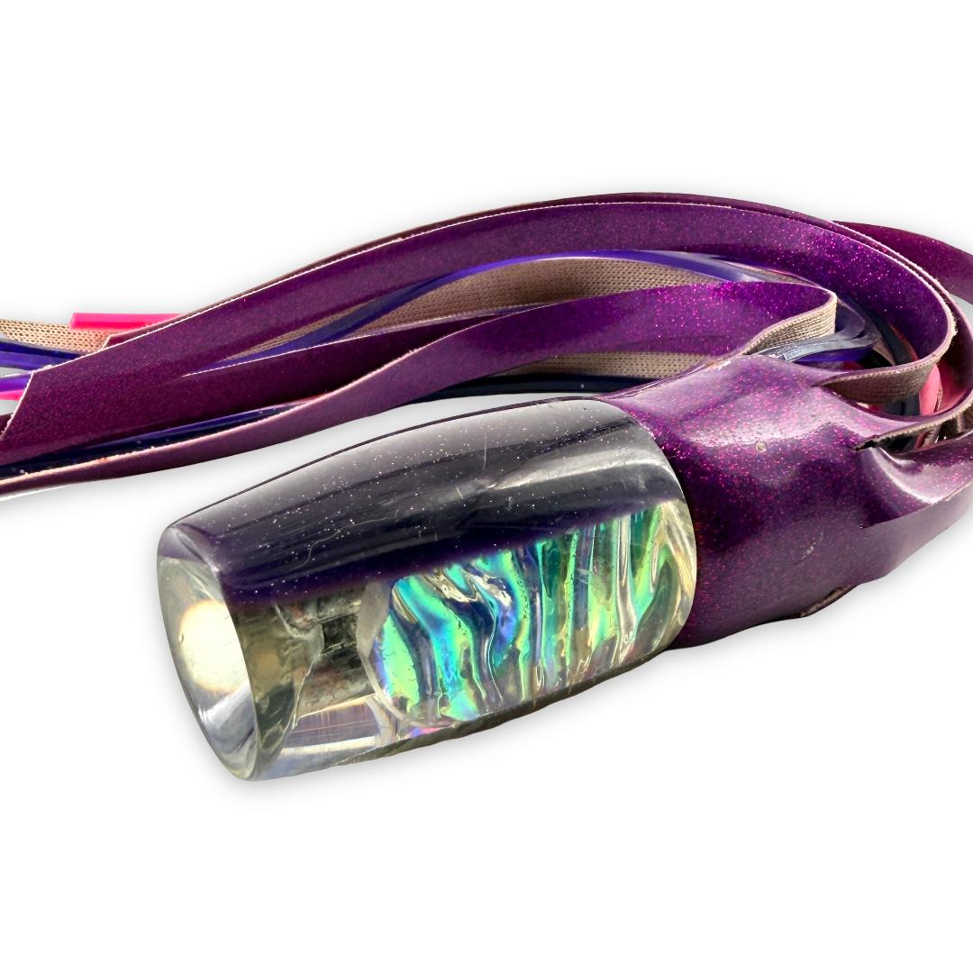 Coggin Lures Copa Invert Purple Back Over  Dichro Vinyl Skirted - Pre Owned