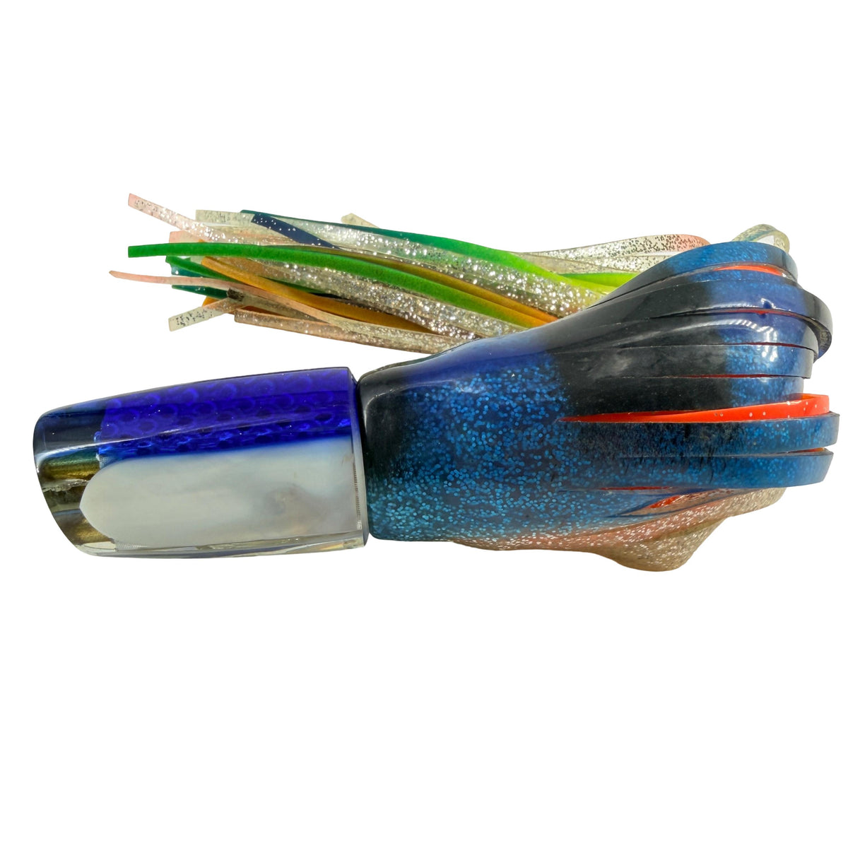 Steve Coggin Lures 10" Jetted Slant- MOP Slabs -Skirted Like New