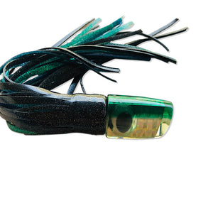 Joe Yee Lures Vintage Green Bubble 9" Plunger Skirted  New Old Stock