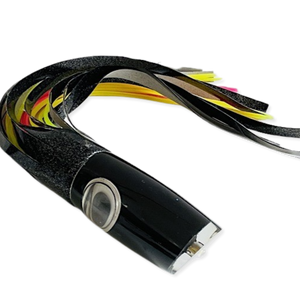 Koya Lures Large Plunger – 12" Black Sparkle Vinyl | Proven Marlin Catcher