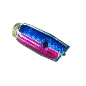 Sadu Lures Calcutta 16 inch Plunger Pink Blue Vintage 8.6 oz  Rare!