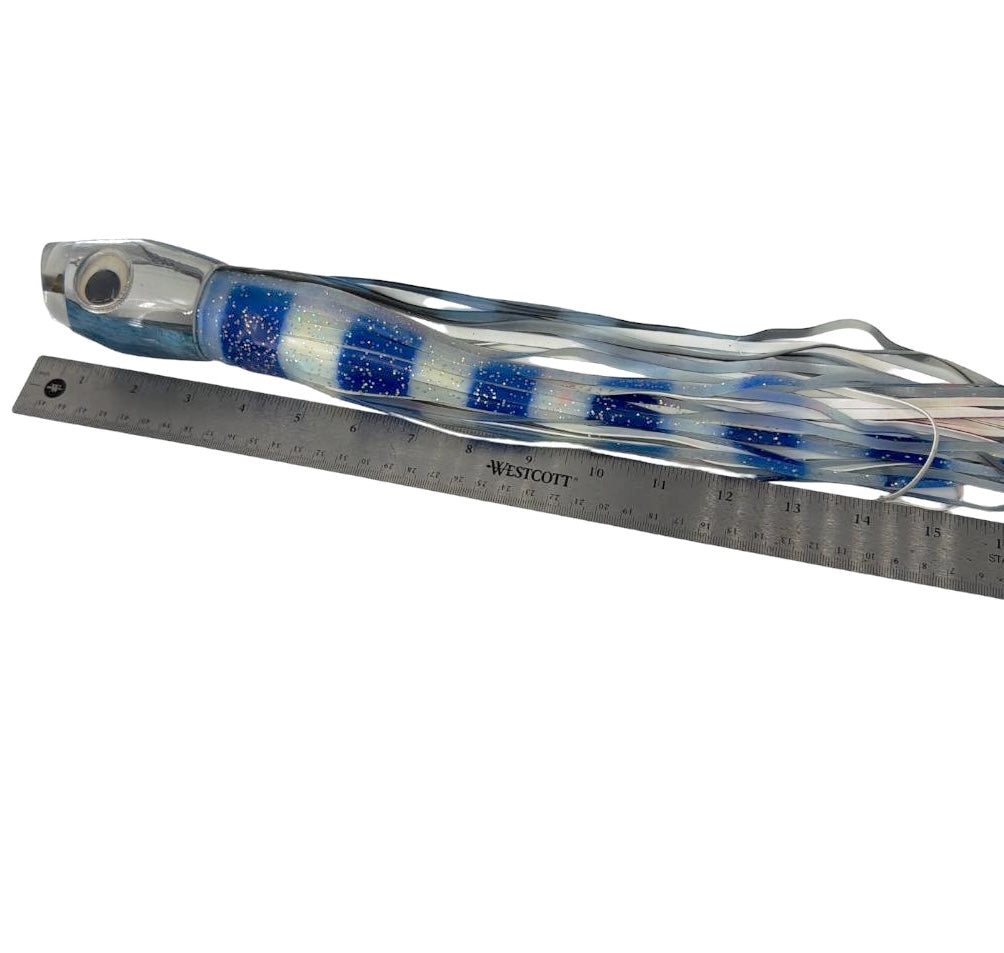 Alii Kai Lures Tahitian Pirate 14” Plunger Blue Skirted 11 oz New