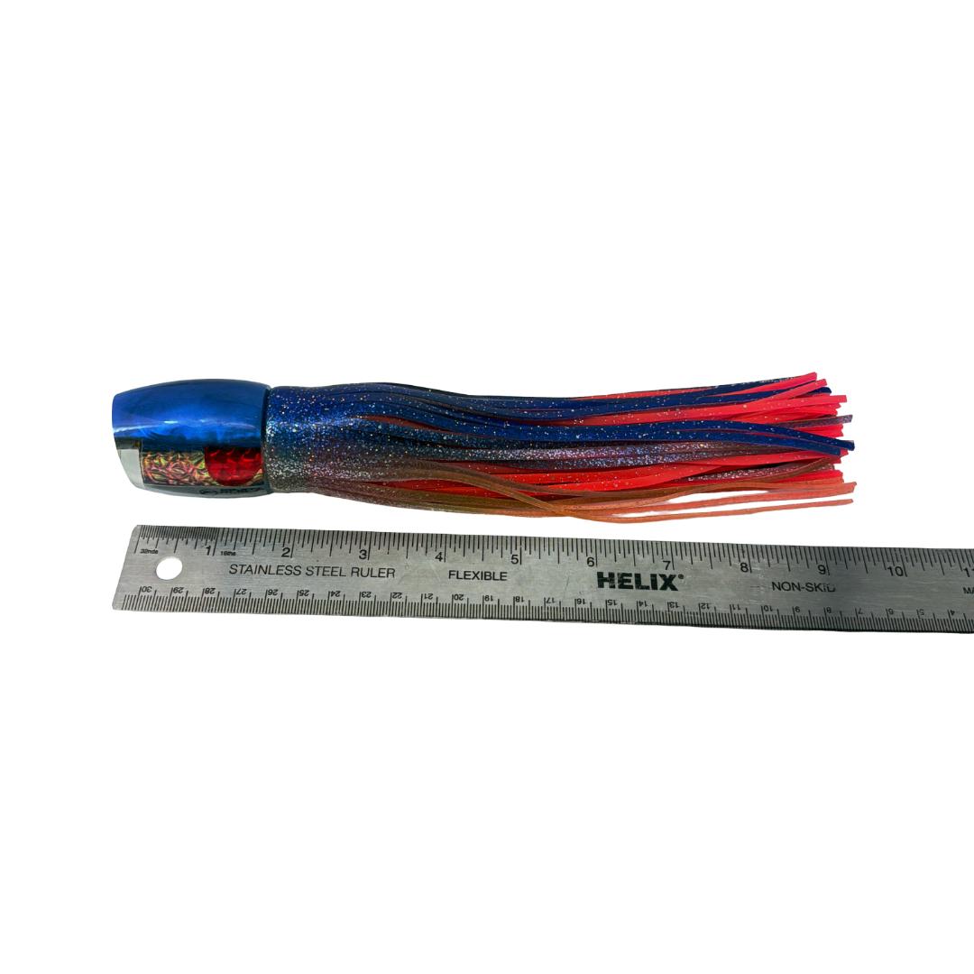 Crane Lures Rudy 9” Plunger Blue 5.7 oz Skirted New Old Stock