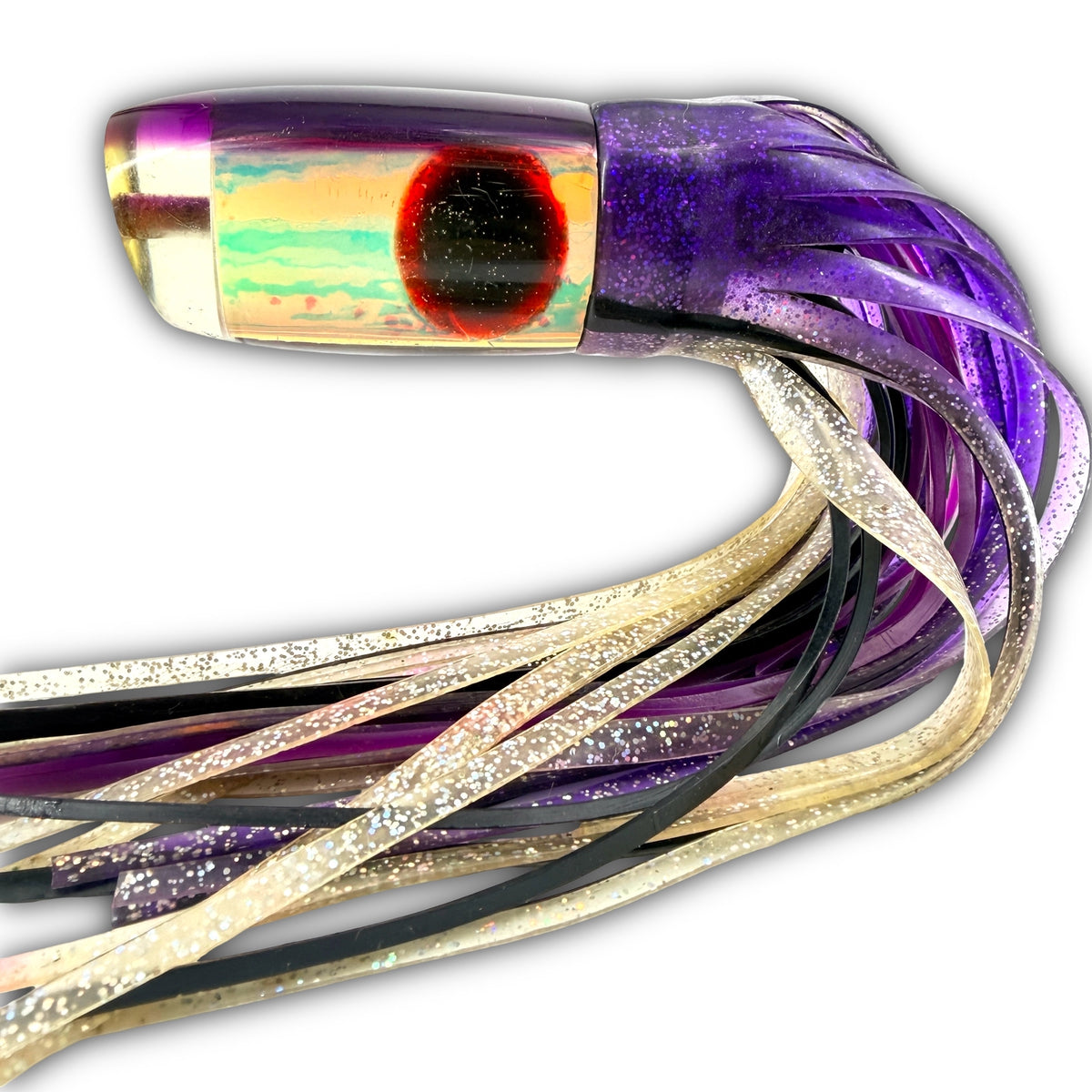 Alii Kai Lures 14” Chopped Plunger Purple Skirted 8 oz Bill Rash