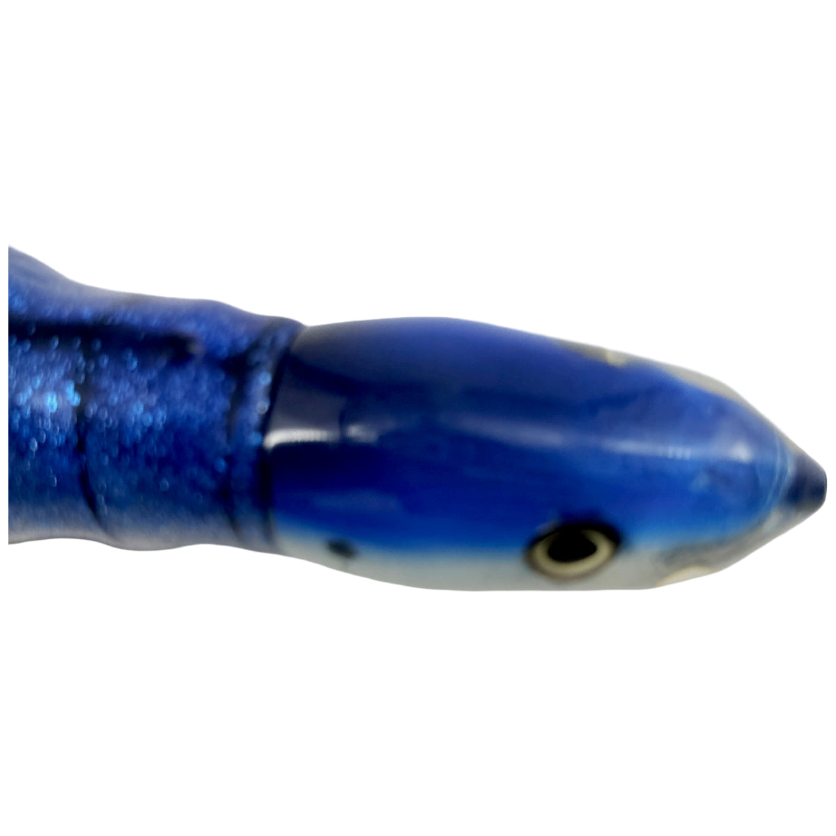 Alii Kai Lures Fish Head 12” Bullet Blue Skirted – Small Flaw Pre-owned