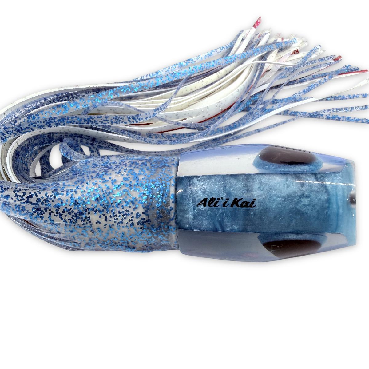 Alii Kai Lures Tahitian Pirate Blue 14” Mirror Skirted Heavy Tackle 11.8 oz |  New