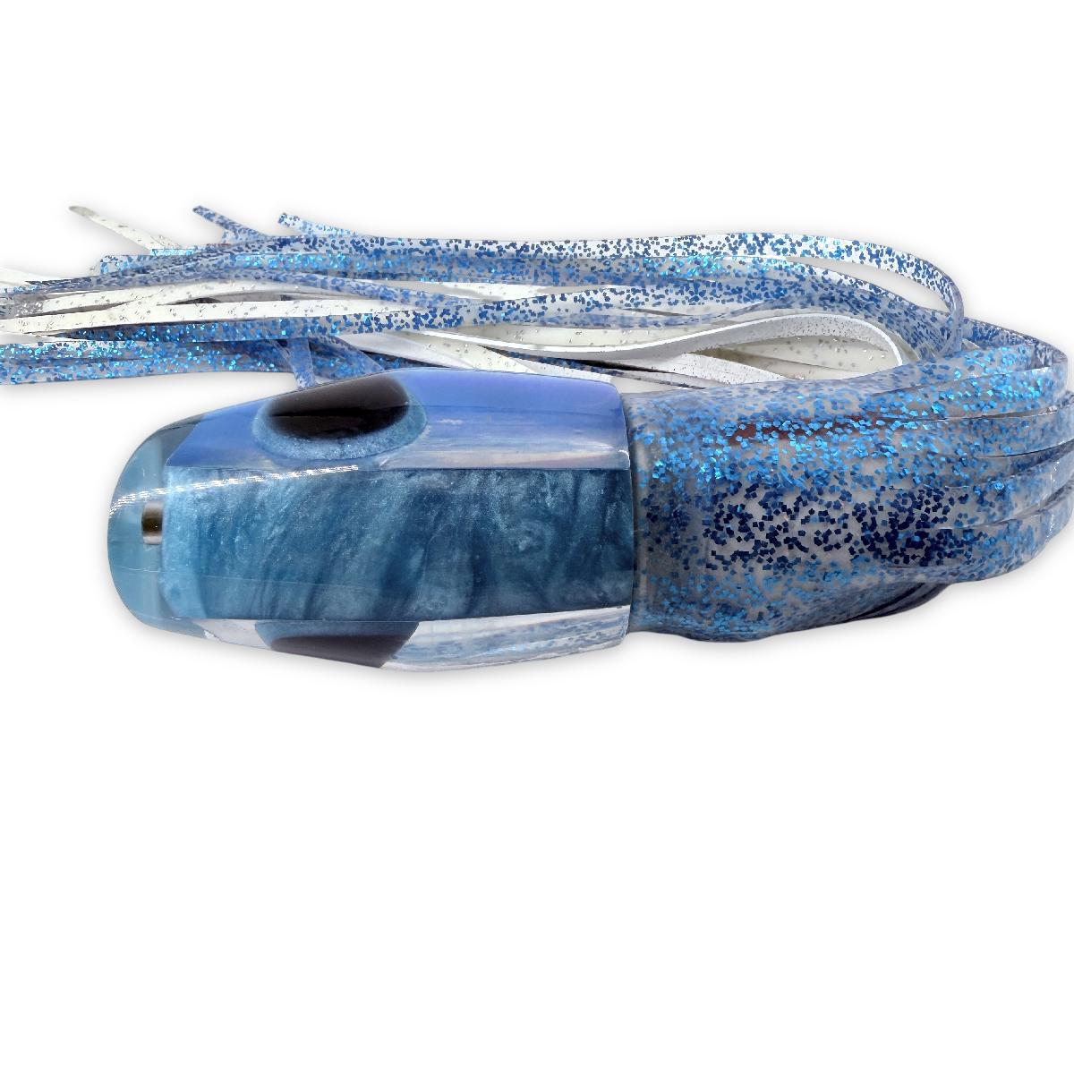 Alii Kai Lures Tahitian Pirate Blue 14” Mirror Skirted Heavy Tackle 11.8 oz |  New