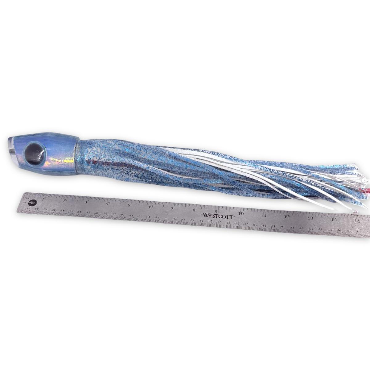 Alii Kai Lures Tahitian Pirate Blue 14” Mirror Skirted Heavy Tackle 11.8 oz |  New
