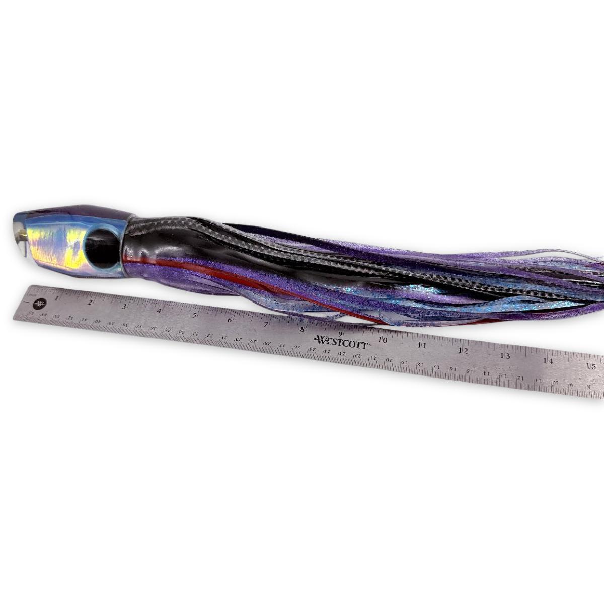 Alii Kai Lures Tahitian Pirate Purple 14” Mirror Skirted Heavy Tackle 11.5 oz |  New