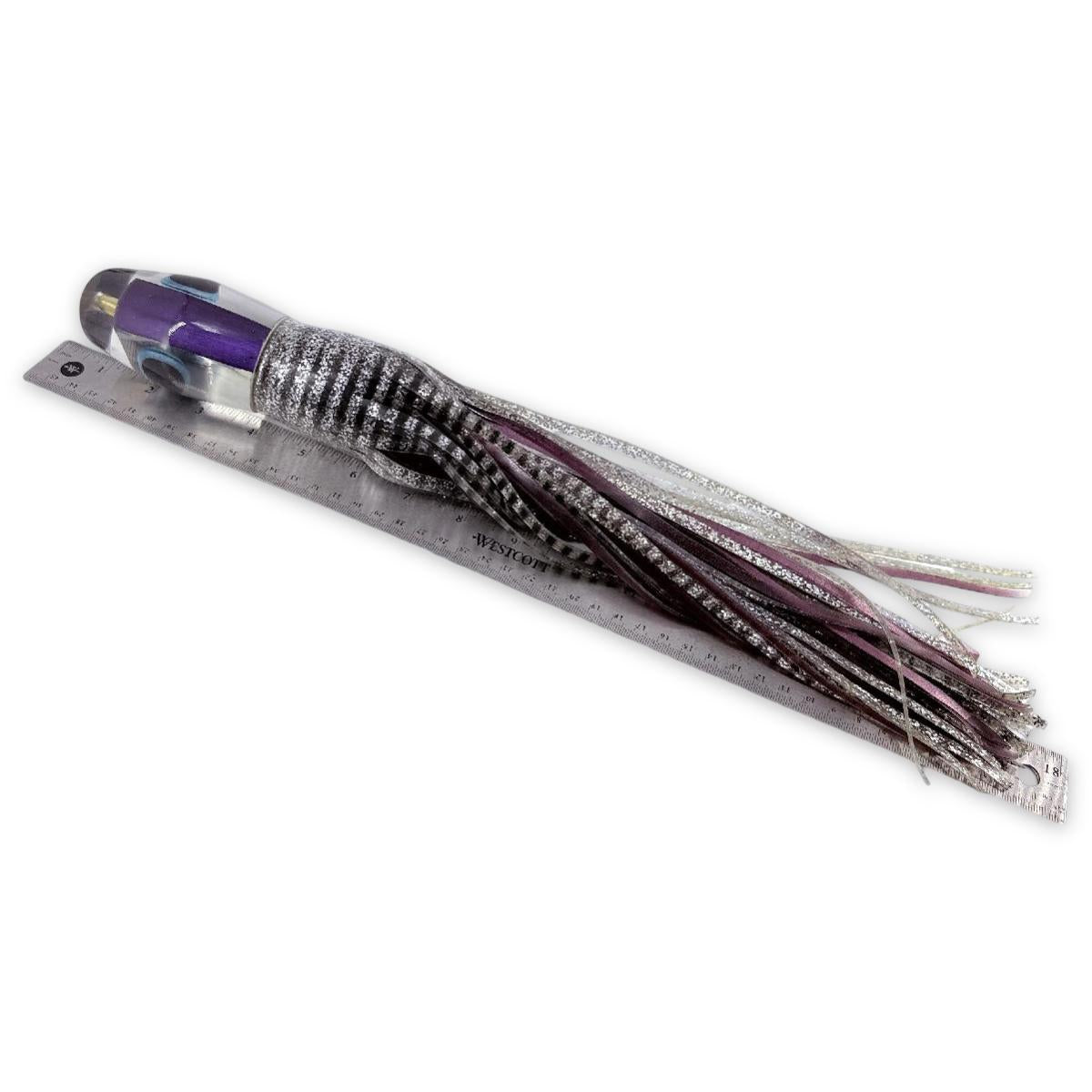 Alii Kai Lures Tahitian Pirate Purple 14” Chrome Skirted Heavy Tackle 11.5 oz |  New