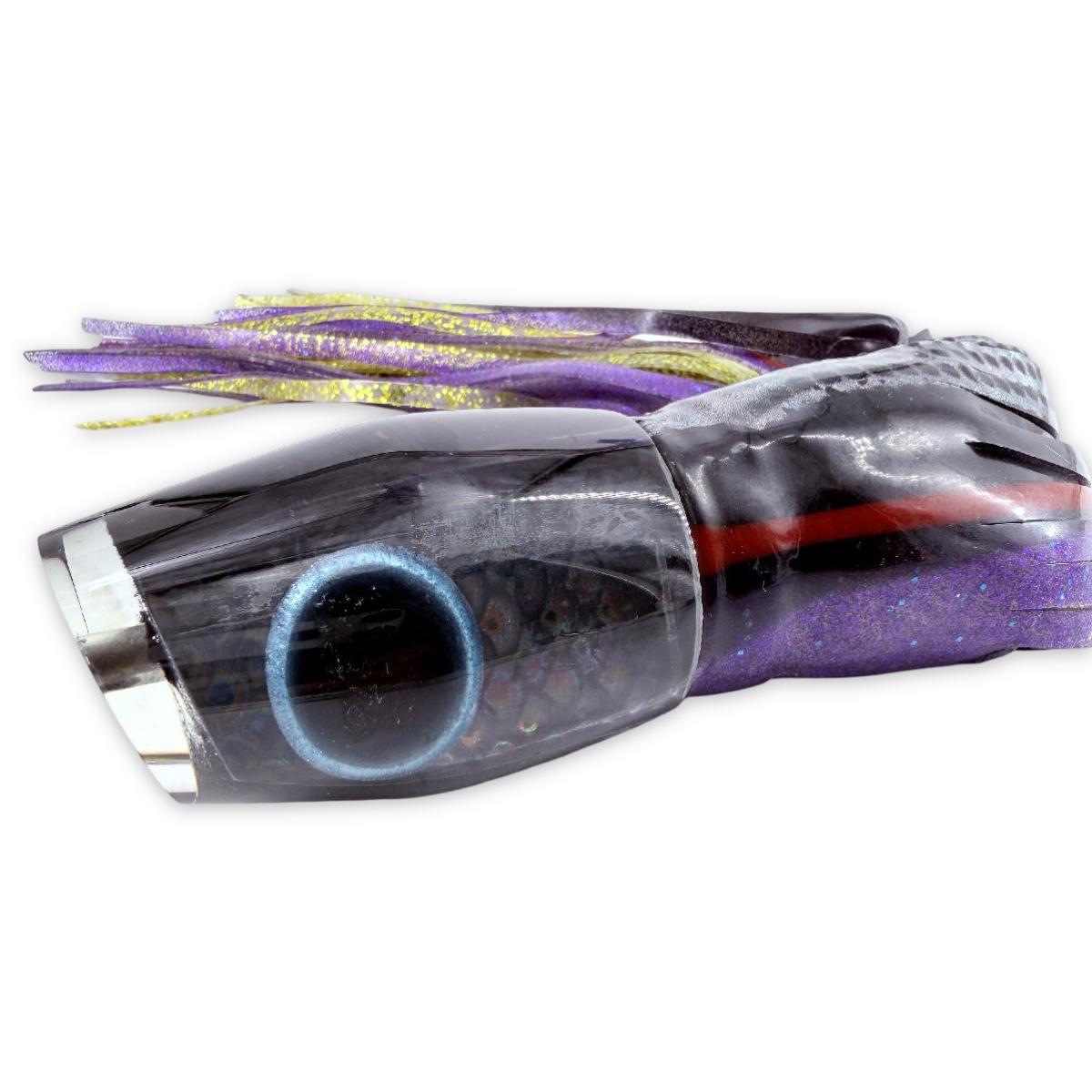 Alii Kai Lures Tahitian Pirate Black  14” Chrome Skirted Heavy Tackle 11.5 oz |  New