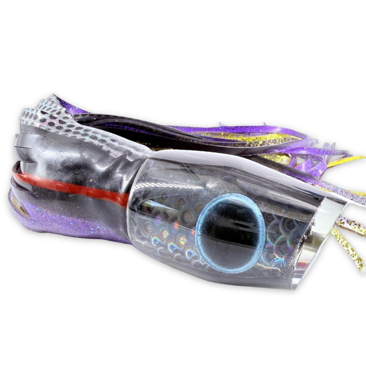 Alii Kai Lures Tahitian Pirate Black  14” Chrome Skirted Heavy Tackle 11.5 oz |  New