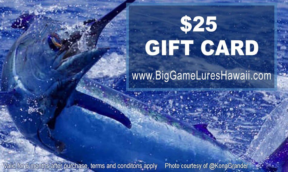 Big Game Lures Hawaii-Gift Cards - Give Your Favorite Fisherman Exactly What He Wants-Gift Cards