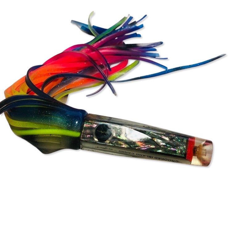 Black Bart Lures - Black Bart Lures Crooked Island Candy 16&quot; Wahoo Lure Black Skirt - Pre - owned - Used Lures