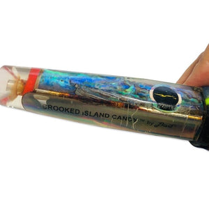 Black Bart Lures Crooked Island Candy 16" Wahoo Lure Black Skirt - Pre-owned