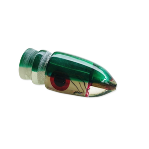 RESTOCK!  Bomboy Lures Green 9" Bullet Baby Bomb- New