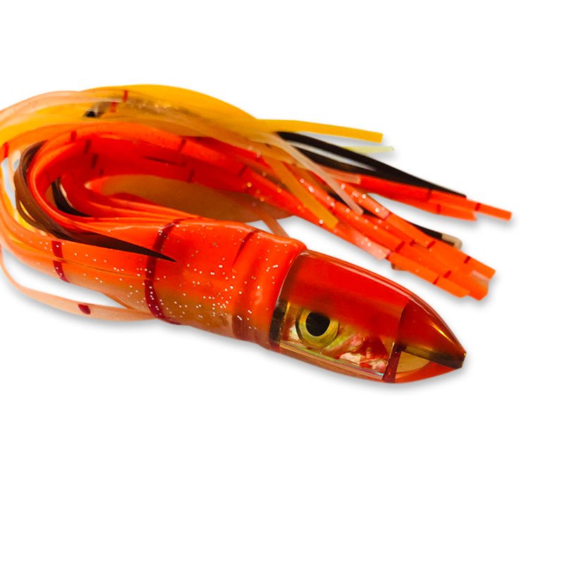 Bomboy Lures - Bomboy Lures Baby Bomb Ahi Bullets 9&quot; 🔥 Limited Edition Opae Orange Back - New - New Lures